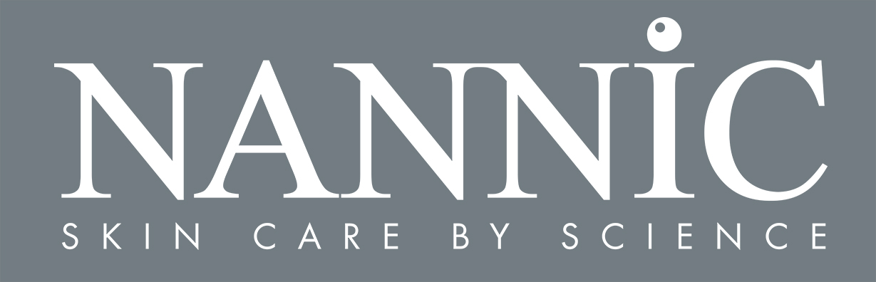 Nannic Logo Grey White Small